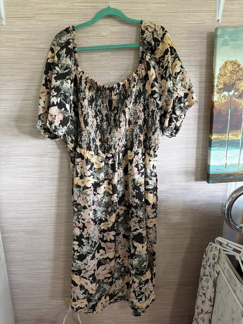 Maurice's Short sleeve Gathered Chest Dress women's size 3x NWT